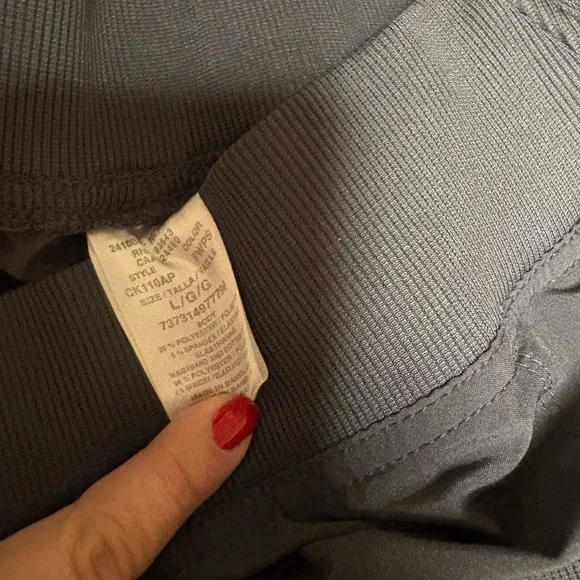 Cherokee Infinity grey scrub pants - Picture 2 of 3